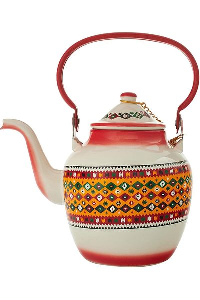 ALSAIF 1.6L Saif Teapot, durable and elegant, ideal for serving tea and other teas. Multi-colored.