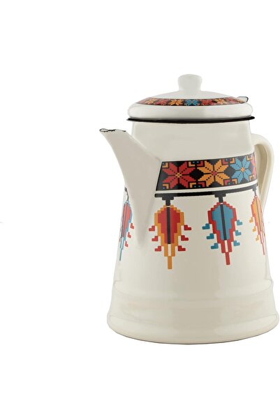 ALSAIF Practical and traditional 1 liter jug ​​from Saif, suitable for preparing coffee and tea with ease, red color