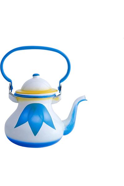 ALSAIF 3L Saif Teapot, durable and elegant, ideal for serving tea and other types of tea. Blue
