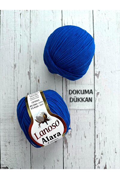 Lanoso Бавовна Alara 50 гр. Пряжа для в'язання Амігурумі Пунш Код кольору: 954