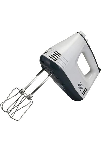 Black&Decker Black & Decker Hand Mixer 5 Speed With Turbo Function Watt: 300w Color: White