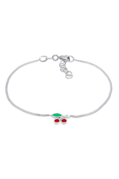 ELLI Bracelet Kinder Kirsche Kristalle 925 Silber