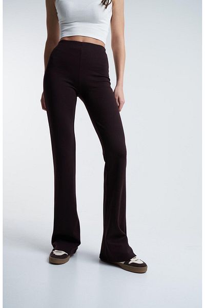 citycenterfashion Women's Waist Elastic Steel Fabric Flared Trousers Cty-Abr-4716