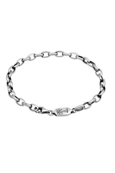 HAZE & GLORY Armband Hg -Armband Herren aus 925 Sterling Silber, Herrenschmuck, Oxidiertes Silber Br