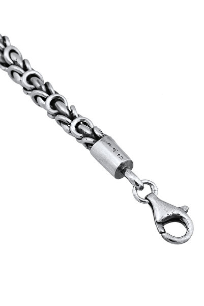 KUZZOI Armband Herren Glieder Basic Solid in 925 Sterling Silber