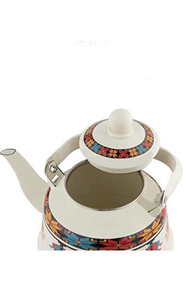 ALSAIF 2.5L Saif Teapot, durable and elegant, ideal for serving tea and other teas. Red