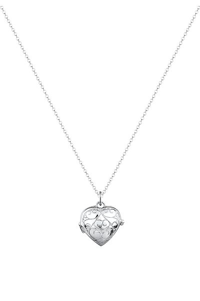 ELLI Halskette Herz Vintage Medaillon 925 Sterling Silber