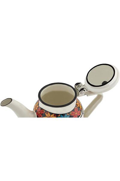 ALSAIF 30 oz Saif Teapot, Heat Resistant, Red