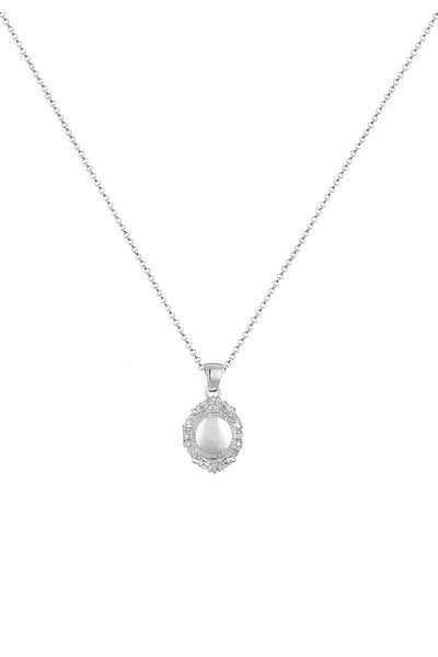 ELLI Halskette Amulett Medaillon Ornament 925 Sterling Silber