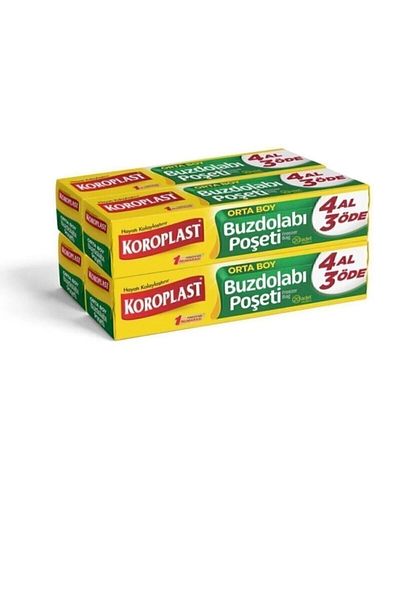 BHR TEMİZLİK Koroplast-Refrigerator Bag Buy 4 Pay 3 Medium Size 80 Liters