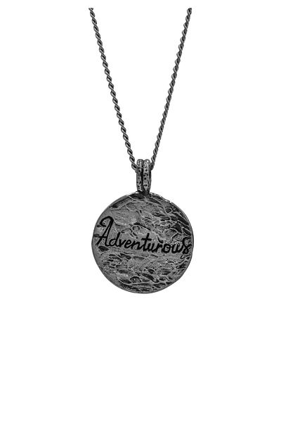 HAZE & GLORY Halskette Hg - Halskette mit Anhänger Herren aus 925 Sterling Silber, Schmuck Herren, Silber
