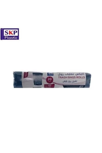SKP Plastic Small 20 gallon trash bags (45 bags).
