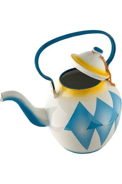 ALSAIF 2L Saif Teapot, durable and elegant, ideal for serving tea and other types of tea. Blue