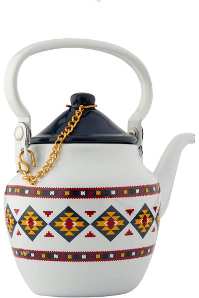 ALSAIF 600ml durable and elegant teapot from Saif, ideal for serving tea and other teas. Multi-colored.