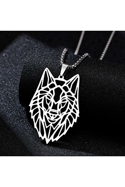 REDz Accessories Αλυσίδα Wolf Head, Urban, Ανδρική, Ανοξείδωτη, 60cm, Ασημί