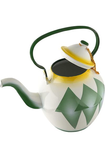 ALSAIF 3L Saif Teapot, durable and elegant, ideal for serving tea and other teas. Green color.
