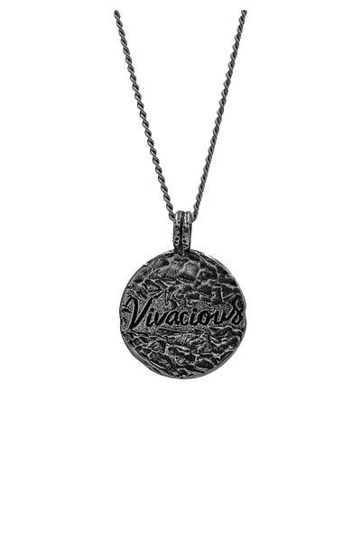 HAZE & GLORY Halskette Hg - Halskette mit Anhänger Herren aus 925 Sterling Silber, Schmuck Herren, Silber