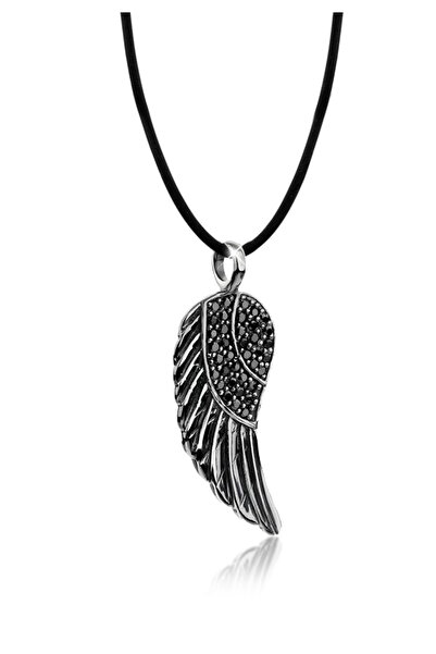 Nenalina Necklace Flügel Anhänger Kristalle 925 Silber