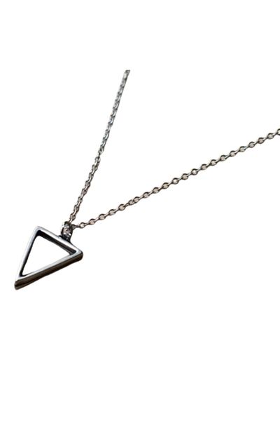 REDz Accessories Men's chain, Triangle, Silver