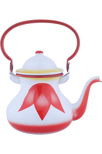 ALSAIF 3L Saif Teapot, durable and elegant, ideal for serving tea and other teas. Red