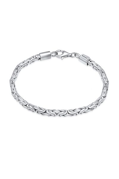 KUZZOI Armband Armband Oxidiert 925 Sterling Silber