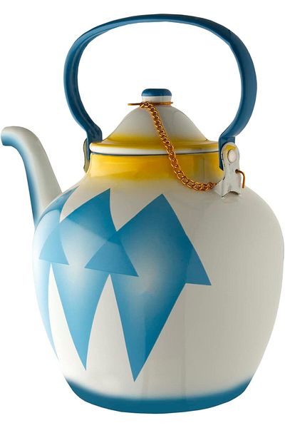 ALSAIF 4L Saif Teapot, durable and elegant, ideal for serving tea and other types of tea. Blue