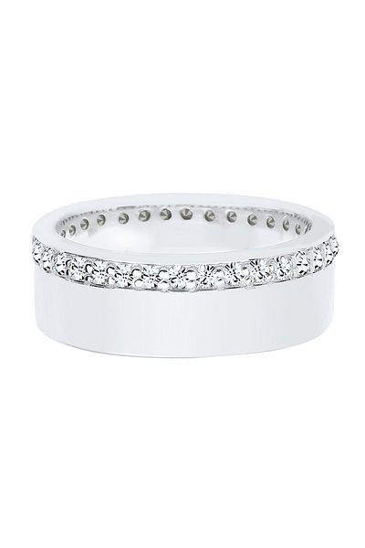ELLI Ringschiene Kristall 925 Sterling Silber