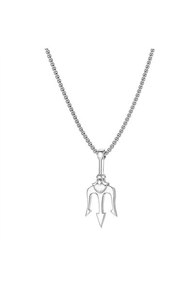 REDz Accessories Trident Chain, Urban, Men, Stainless-steel, Silver
