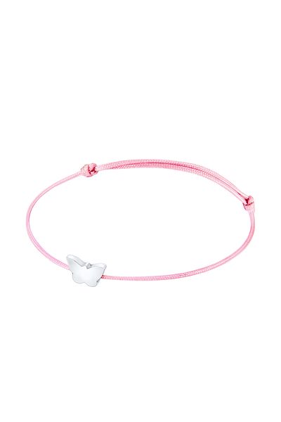 ELLI Bracelet Kinder Schmetterling Nylon Bändchen 925 Silber