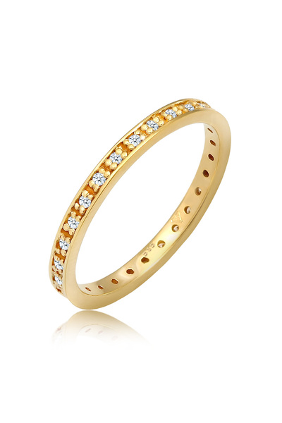 ELLI Ring Verlobungsring Diamant (0.14 ct) 585 Gelbgold