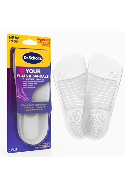 Dr. Scholl's نعلات دكتور شول المبطنة المسطحة