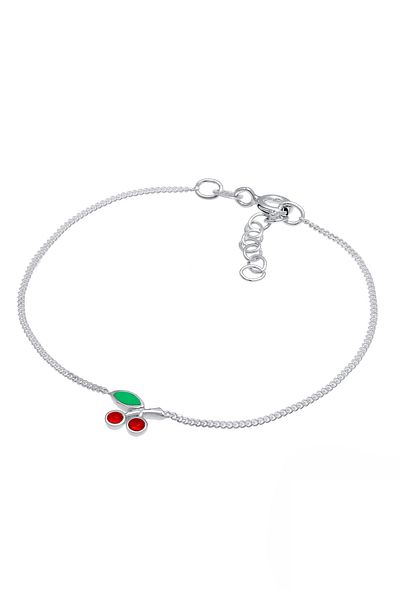 ELLI Bracelet Kinder Kirsche Kristalle 925 Silber