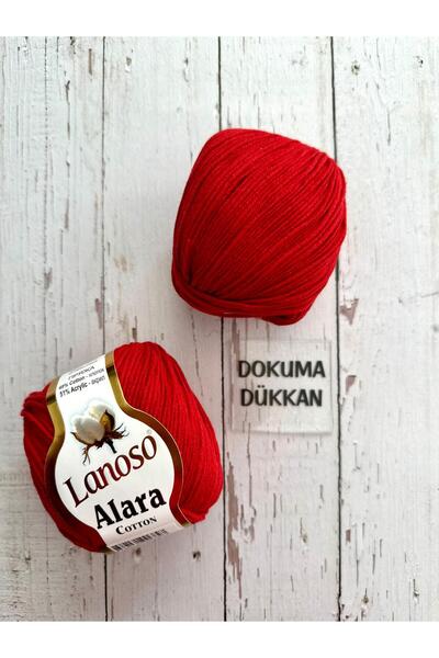 Lanoso Alara Cotton 50 Gr. Amigurumi Punch Örgü İpi Renk Kodu:956
