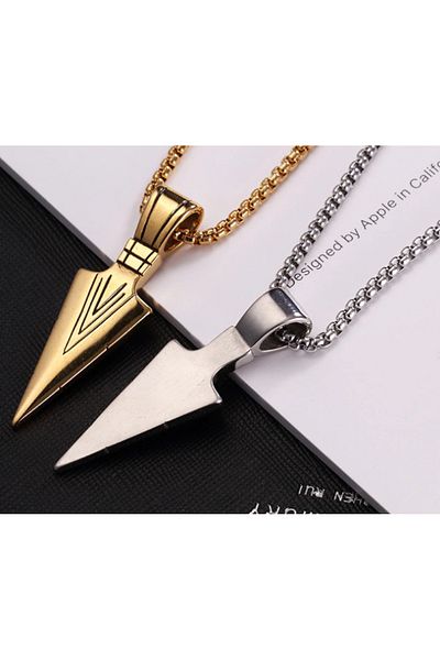 REDz Accessories Arrow Chain, Stainless-Steel, Gold