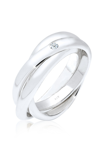 ELLI Ring Verlobung Diamant 925 Sterling Silber