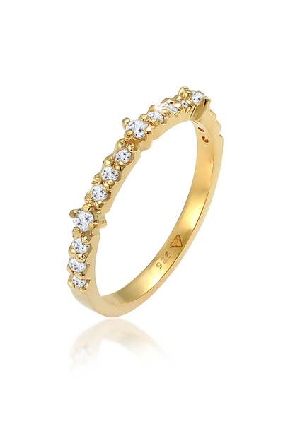 ELLI Ring Damen Memoire Eternity Verlobung Liebessymbol mit Topas Edelsteinen...