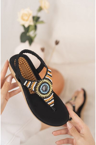 Khayt Sandale Helen Anatomical Ortopedic Fashion Stoned Daily pentru femei