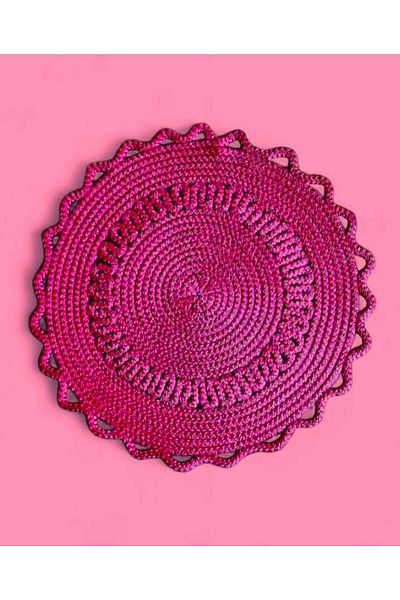 PİKKO HOME 2 Pcs Bordo Hand Made 35 cm Suppla(as)