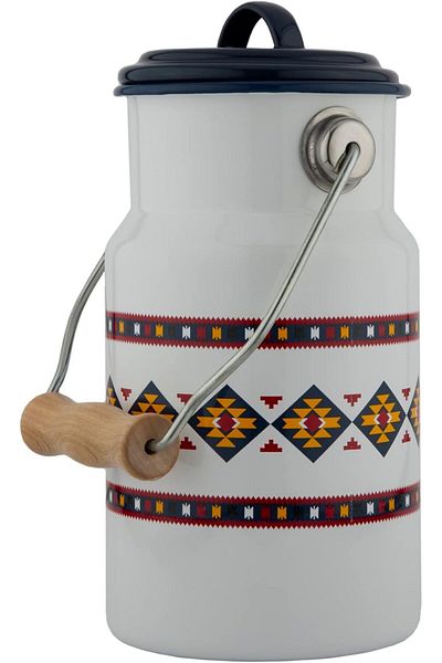 ALSAIF Al Saif Zina Design Enamel-coated Butter Dish, 3l Capacity, Multiple Colors