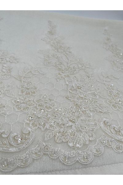 EvremStore Bridal Towel Laced Dowry & Gift 50X70 Towel