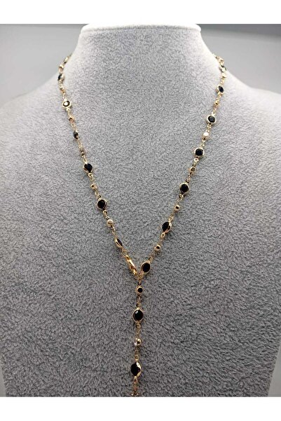 Ralp Moda Trend Model "Y" Necklace Women's Necklace 65 cm