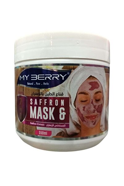 MY BERRY قناع طين الزعفران للوجه 550 مل