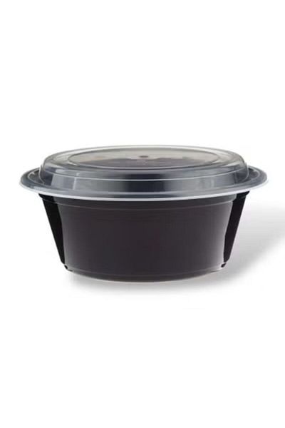 SKP Plastic 16 oz Round Plastic Microwave Food Containers (8 Pack)
