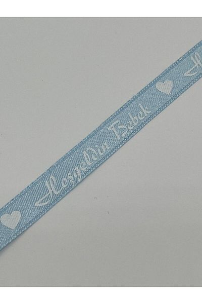 EvremStore Welcome Baby Printed Decoration Ribbon Single Sided 1 cm 10 Meters