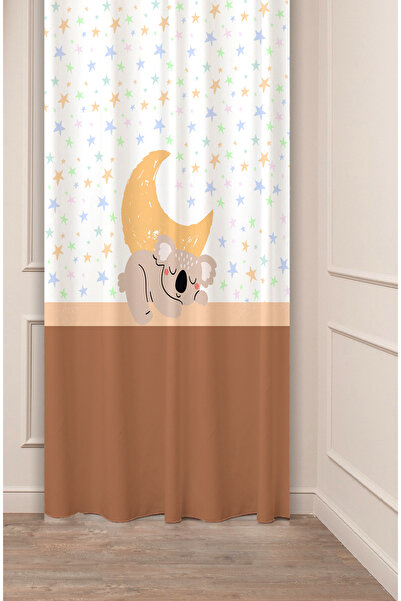 GREENDECOR Design special Ursuleț Star Moon Bej Modelat Digital cu imprimeu (...