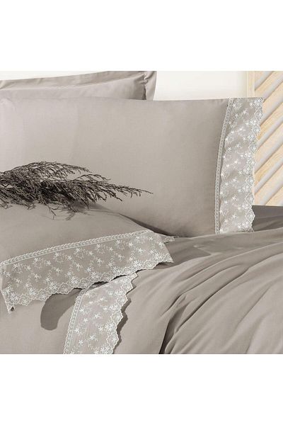 Clasy DOUBLE PERSONAL Duvet Cover Set BRITTA V5 BEIGE