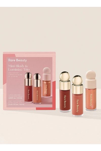 Rare Beauty Selena Gomez's Essential Lip & Cheek Kit Bright & Rosy