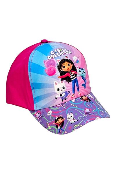 Gabby's Dollhouse Girls' hat, multicolor, size 54 cm, Friends, Gabby's Dollhouse