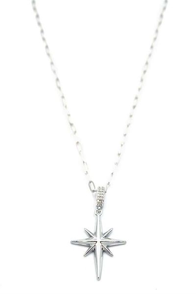MR RZN STORE North Star Necklace - Silver