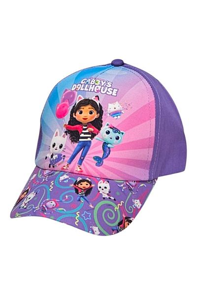 Gabby's Dollhouse Girls' hat, multicolor, size 52 cm, Friends, Gabby's Dollhouse